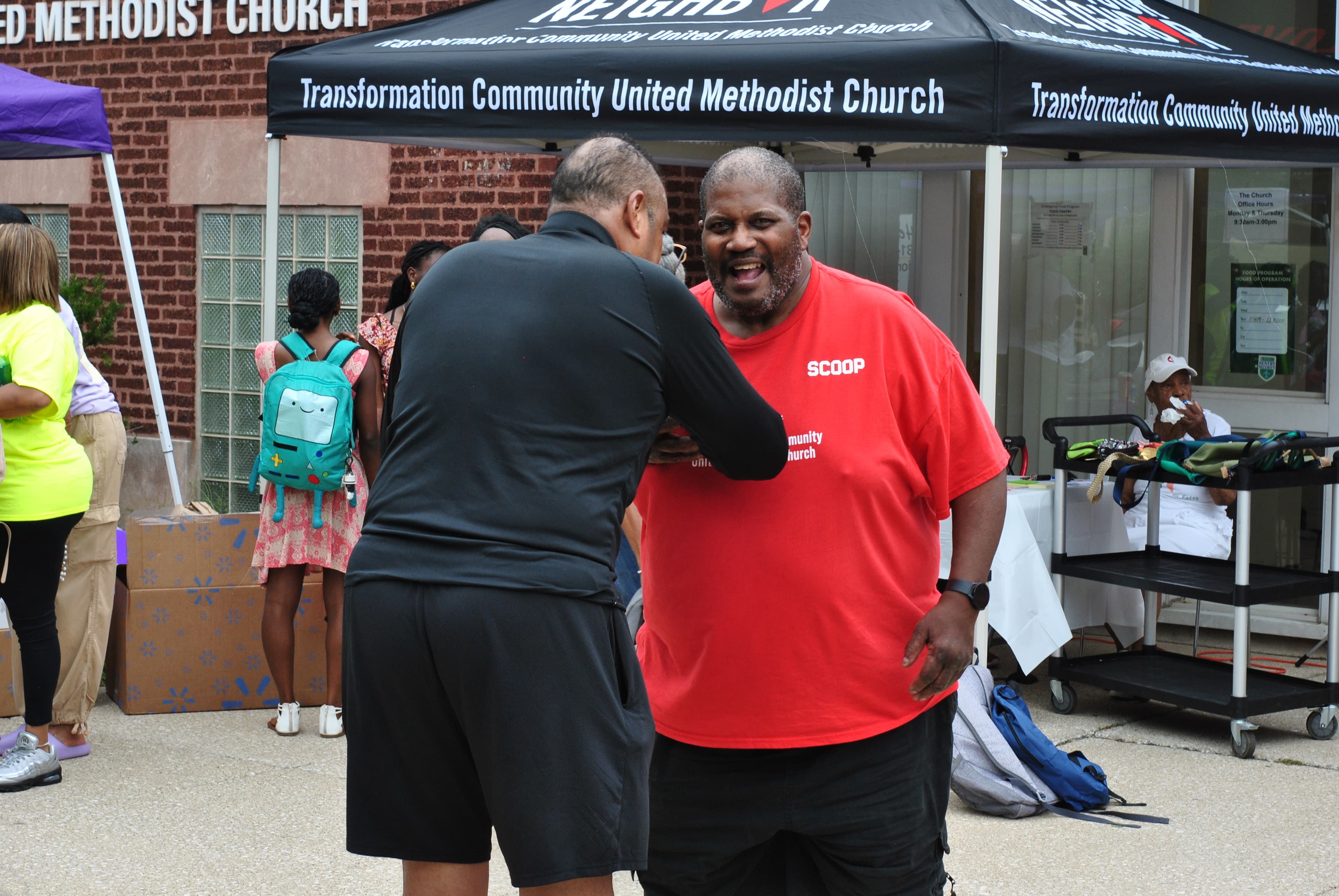 Back-to-school community event in Harvey